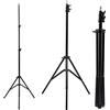 Maclean MC-163 Lampada ad Anello Supporto per Lampada Fino a 3 kg Regolabile da 68 a 190 cm (Treppiede per 12)