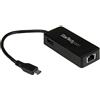StarTech.com Adattatore di rete USB-C a RJ45 Gigabit Ethernet con porta USB-A supplementare, USB 3.1 Gen 1, (5 Gb/s)