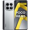 XIAOMI POCO M8 5G - Smartphone de 8+256GB, Pantalla de 6,77 120Hz Flow AMOLED, Snapdragon 6 Gen 3, cámara Dual de 50MP IA, Carga Turbo de 45W, Cargador no Incluido, Plata