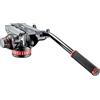 Manfrotto 502AH Testa Video Fluida in Alluminio,Base Piatta, Fino a 7 kg | Controbilanciamento Fisso, Attacco Easy-Link, per Foto/ Videocamere Compatte