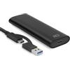 ACT NVMe, alloggiamento PCIe USB-C, alloggiamento SSD M.2, in alluminio, 10 Gbps, senza attrezzi, per adattatore alloggiamento M-Key e B+M-Key - AC1615