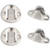 FERROELETTRA Coppia di Supporti per Asta e Pistoni per Mobili Compatibili con FERRAMENTA LIVENZA KRABY - Supporto Pistone a Gas per Ante Cucina - Pistoni per Ante Cucina - Attacchi per Fianco