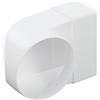 Preis-Zone 7723 - Canale di ventilazione, canale piatto 90°, 110 x 55, canale tondo ø100