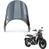 evomosa Moto Deflettore Vento Parabrezza Universale per Moto 5 '' - 7 '' Faro (Grigio)