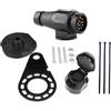 Frogetu Cavo di prolunga per rimorchio 13 Poli Cavo a Spirale con connettore per rimorchio a 13 Poli su connettore a 13 Poli, Cavo per rimorchio 12V per Auto, Camion, roulotte, Camper (Accessori)