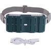 Generic Ventilatore portatile da vita, ventaglio portatile per cintura di raffreddamento, gadget indossabili, doppio circolatore d'aria, ricaricabile, per spiaggia, corsa, attività all'aperto, estate