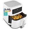 MEDION P10 XL Friggitrice ad aria calda (6,8 L XXL, Airfryer, 2.150 W, doppia resistenza inox, allarme scuotimento, 9 programmi, display LED touch) opaco