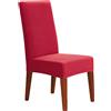 FRATELLI ZAMBETTI - Coppia Seduta Antimacchia Elasticizzata Bordeaux 40x40 cm