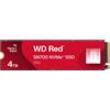 ‎Western Digital WD Red SN700 4 TB NVMe SSD per dispositivi NAS, con ottima efficienza del sistem