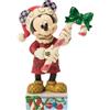 Enesco Disney Jim Riva Mickey Mouse Holding A Candy Canna Peppermint Magico
