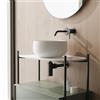 Scarabeo Fidia lavabo da appoggio, 560341BK, Fidia bianco opaco [Lavabi > Lavabi da Appoggio]