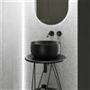 Scarabeo Fidia lavabo da appoggio, 560149BK, Fidia nero opaco [Lavabi > Lavabi da Appoggio]