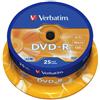Verbatim DVD-R 4.7GB/120Min/16x Cakebox confezione da 25 pezzi"