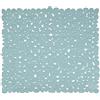 MSV - Tappetino doccia in PVC con ciottoli - PVC 100% senza ftalati - 53 x 53 cm - Grigio chiaro - Superficie antiscivolo per sicurezza e comfort - Facile da pulire