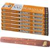 Golden Nag Olibano Incenso 15 g NUOVA FRAGRANZA OLIBANUM bastoncini durata 60 minuti circa + omaggio porta incensi (6 scatoline da 15g)