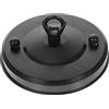 SHINEOFI Kit Base per Plafoniera Nero in Ferro e Lega di Zinco Gancio per Lampadario, Resistenza Elevata e Design Semplice per Ingressi e Decorazioni