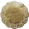 Kunze Torte Pizzo Rotondo, in Rilievo, 100 Pezzi (Ø 21.5 cm), Rivestito, Carta, Gold, 21.5 x 21.5 x 0.9 cm, - unità