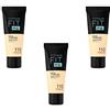 Maybelline New York Make Up, Fit Me Matte + Poreless Make Up N. 110 Porcelain, Opaco e Affinante i pori, tutti i tipi di pelle, 30 ml