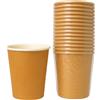 50 Bicchierini Di Carta 75ml Avana - Perfetti Per Il Tuo Caffè