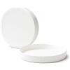 100 Coperchi In Carta Per Bicchiere In Cartone 2.5 Oz/75ml - Bianchi - Praticità E Igiene