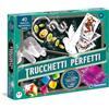 Clementoni - Trucchetti Perfetti, 40 Trucchi per Piccoli Maghi, Giochi di Magia per Bambini 7+ Anni, Include Bacchetta, Corda, Foulard e Tanti Altri Strumenti, Made in Italy, Lingua Italiana, 11558