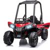 Easycomfort Macchina Auto Elettrica per Bambini 3-8 Anni Quad Elettrico Mini con USB, Lettore MP3 e Telecomando, Rossa e Nera,118x76x104cm