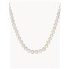 Valero Pearls Collana in argento Elixia con perle - Bianco