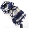 SCOTCH R'BELLE Sciarpa Donna OS Blu Quadri Casual Primavera Autunno II