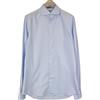 Suitsupply Camicia Uomo 42L/16 1/2L Extra Slim Blu Cotone Puro Striata Cutaway