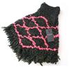 Scotch & Soda Ams Couture Donna Sciarpa OS Verde Rosa Maglia Nappe da Infilare