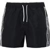 Emporio Armani Costume shorts in tessuto riciclato logo bold ASV Black