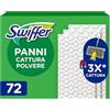 Swiffer Ricariche Catturapolvere Per Scopa 72 Pezzi, Per Catturare E Intrappolare La Polvere