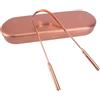 ELEOUTI Pulisci Lingua in Rame Design Unico, Strumento la Rimozione Tartaro Denti la Pulizia della Lingua, Accessorio Indispensabile per L'igiene Orale Quotidiana