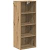 Roanoer Armadietto da cucina moderno in rovere Artisan - Armadietto superiore da parete in legno per stoviglie e utensili - Armadietto da cucina stretto, 40 x 29,5 x 100 cm
