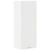 Roanoer Armadio sospeso bianco, mobile da cucina moderno in legno, armadio da parete con anta per cucina e soggiorno, salvaspazio, 40 x 31 x 100 cm