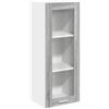 Roanoer Armadio sospeso grigio sonoma 40 x 31 x 100 cm, moderno mobile da cucina in legno con anta, armadietto da parete stretto per cucina e soggiorno, montaggio a parete
