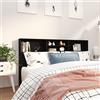 Tidyard Testata Letto Singolo e Matrimoniale Multistrato Moderno con Scomparti e Spalliera Contenitore