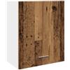 Roanoer Armadietto sospeso Lyon effetto legno anticato, mobile da cucina da parete in legno, 50 x 31 x 60 cm (larghezza x profondità x altezza)