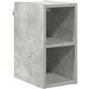 Roanoer Armadietto pensile grigio cemento, 20 x 29,5 x 40 cm, moderno mobile da cucina in legno, compatto da parete, stabile, con molto spazio