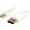 StarTech.com Cavo Video da Mini DisplayPort a DisplayPort 1.2 da 1m - Cavo Adattatore 4K x 2K UHD Mini DisplayPort a DisplayPort - Cavo per Monitor Mini DP/DP - Cavo Convertitore mDP/DP Bianco