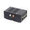 Sertronics Custodia in acciaio per HiFiBerry DAC+ e Raspberry Pi 3, 2 modello B / B+ - Colore: nero