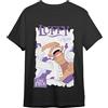 Comic Studio | One Piece Maglietta | Licenza Ufficiale | Affe D. Ruffy Ausrüstung 4| Unisex | Nero | XL