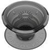 PopSockets Grip Adesivo per Smartphone, Supporto, Cavalletto, Black - Translucent Black Smoke