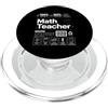 Funny Math Teacher Algebra Geometry Gift Insegnante di matematica Algebra Geometria Calcolo Formula Aula PopSockets PopGrip per MagSafe