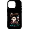 Cappuccino Coffee Drinker Designs Custodia per iPhone 16 Pro Divertente caffè amante mattina caffeina tossicodipendente caffè umorismo