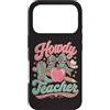 Teacher & Classroom Co. Custodia per iPhone 17 Pro Matita Western Teacher Apple Bow Cowgirl Classroom Mood