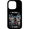 Night Rad Raccoon Co. Custodia per iPhone 14 Pro We Ride At Dawn Raccoon Triciclo City Rider