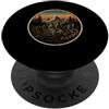 Evolution to Mushroom Foraging Nature Lo Evoluzione all'amante della natura del foraggiamento dei funghi PopSockets PopGrip Adesivo