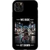 Night Rad Raccoon Co. Custodia per iPhone 11 Pro Max We Ride At Dawn Raccoon Triciclo City Rider