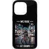 Night Rad Raccoon Co. Custodia per iPhone 13 Pro We Ride At Dawn Raccoon Triciclo City Rider